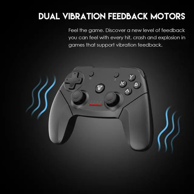 Alt view image 5 of 6 - Fantech WGP12 Wireless Gaming Controller - Green