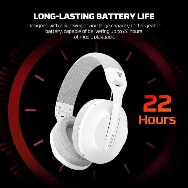 Alt view image 5 of 7 - Fantech WHG04 Wireless Headset - White