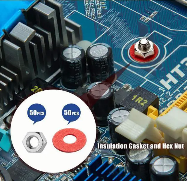 Alt view image 4 of 7 - 502pc Motherboard Standoffs Screw Kit | Basic Computer Screws Set for HDD Hard Drive, Case, Fan, Power Card, Graphics, Chassis, CD-ROM, ATX Case | for DIY & Repair