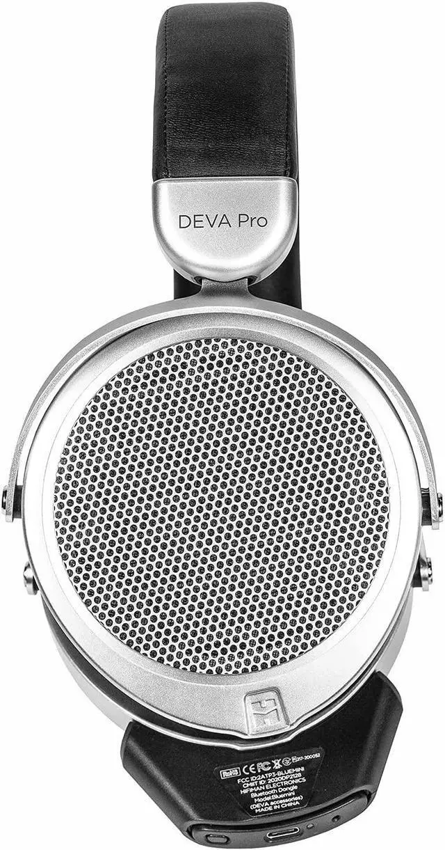 Alt view image 4 of 5 - HIFIMAN Deva-Pro Over-Ear Full-Size Open-Back Planar Magnetic Headphone with Bluetooth Dongle/Receiver, Himalaya R2R Architecture DAC, Easily Switch Between Wired and Wireless, Bluetooth 5.0