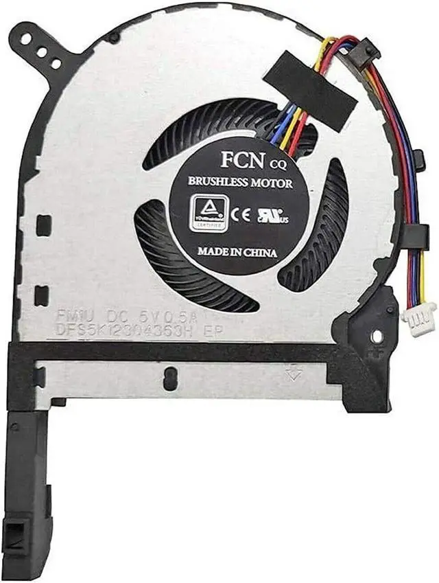 Main image of Replacement CPU w/GPU Cooling Fan for ASUS TUF FX506 FA506 FX706 FA706 FX505 FX505D FX505DT FA506 FX506 FX506LU FX705 FX705DU FX705G Series Laptop P/N: DFS5K12304363H DFS5K12114262H