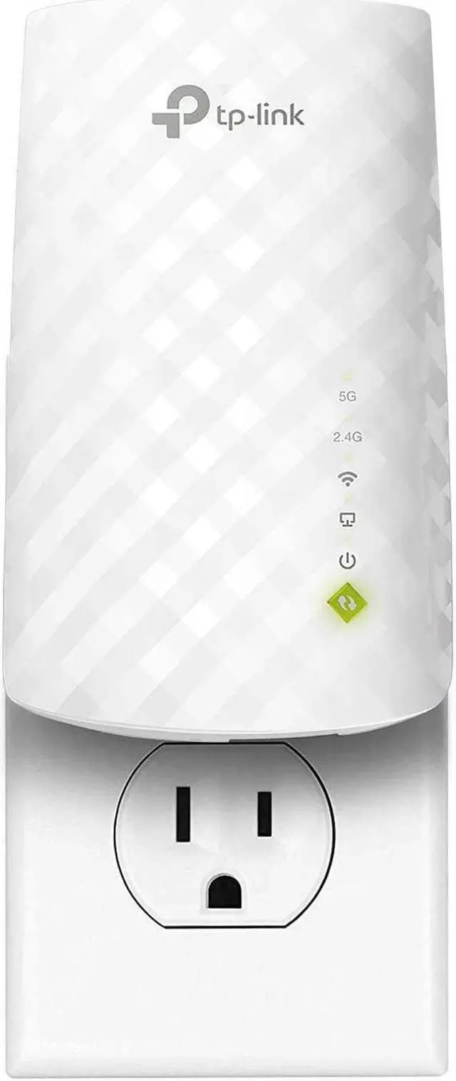 Main image of TP-Link AC750 WiFi Extender (RE220), Covers Up to 1200 Sq.ft and 20 Devices, Up to 750Mbps Dual Band WiFi Range Extender, WiFi Booster to Extend Range of WiFi Internet Connection