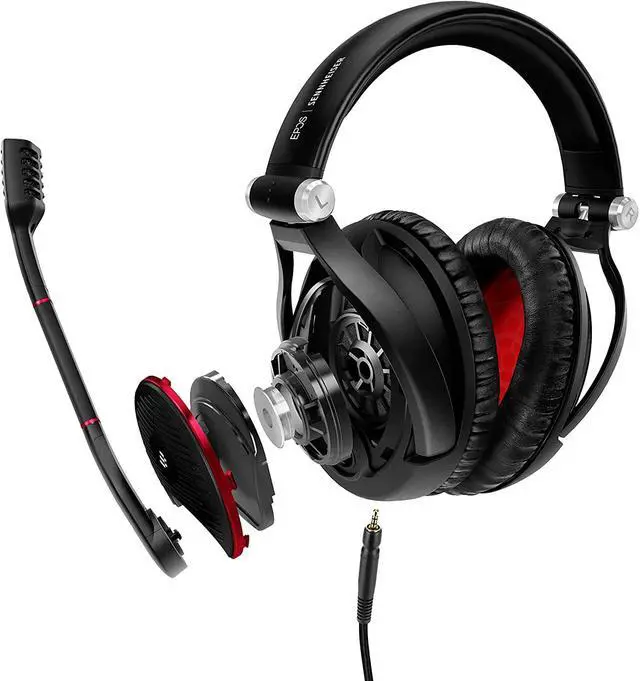 Alt view image 6 of 7 - EPOS I SENNHEISER Gaming Headset, Closed Acoustic with Noise Cancelling Microphone, Foldable, Flip-to-mute, Ligthweight, PC, Mac, Xbox One, PS4, Nintendo Switch, and Smartphone compatible.