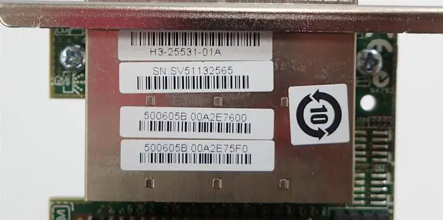 Alt view image 4 of 4 - LSI 9206-16E Quad Port SAS 6Gb/s PCI-e HBA Host Bus Adapter Card H3
