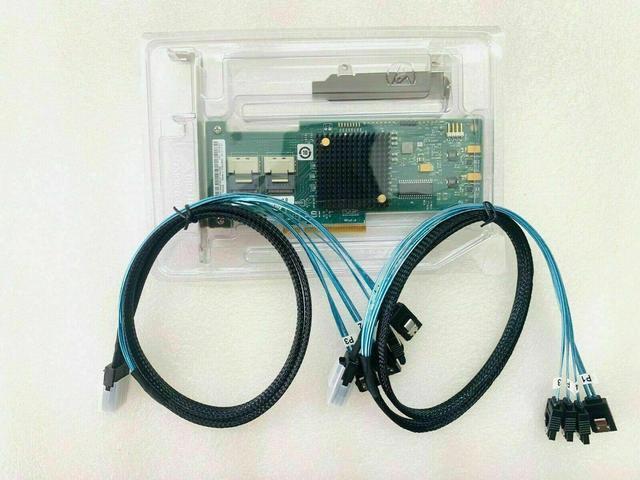 H220 6Gb/s SAS HBA LSI 9205-8i IT Mode - For FreeNAS UnRAID ZFS With 2 SFF8087