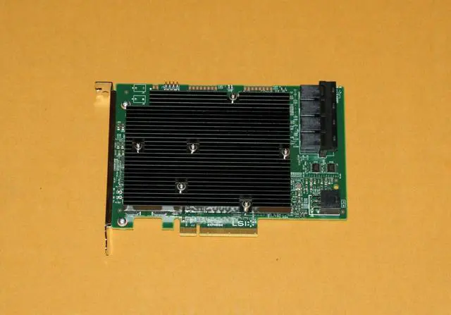 Alt view image 2 of 5 - LSI SAS9300-16i 16-Port 12Gb/s SAS/SATA HBA 3.0 PCI-Express x8 Controller Card