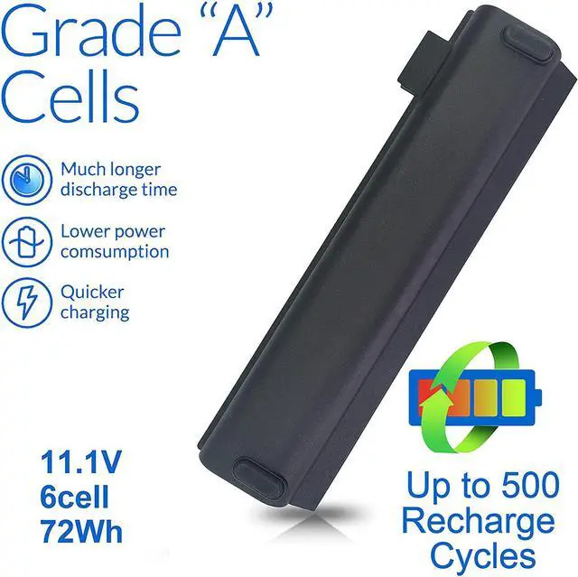 Alt view image 4 of 5 - 6-CELL 61++ 72Wh , T470 T480 Extended Battery For Lenovo ThinkPad P51S ,P52S, T470 T480,P52S P51S T570 T580 A475 A485 TP25 4X50M08812 01AV423 01AV422 01AV424 01AV452 SB10K97584 SB10K97579 SB10K97580 0