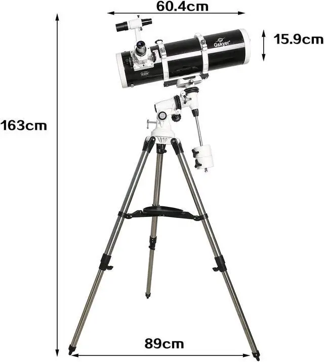Alt view image 6 of 6 - 130EQ Professional Astronomical Reflector Telescope, German Technology Scope