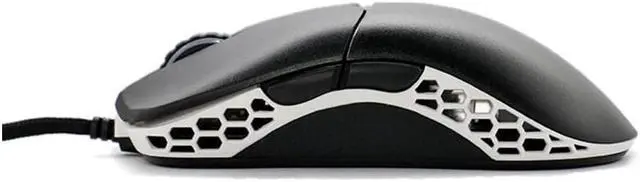 Alt view image 2 of 3 - Ducky Feather RGB Lightweight Gaming Mouse 3389 Sensor - (Black & White - Huano Blue Switches)