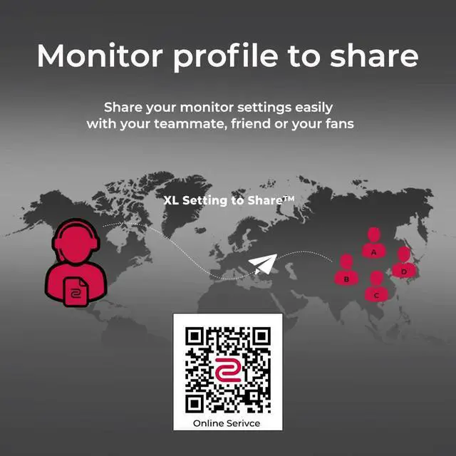 Alt view image 5 of 6 - 27" Gaming Monitor 240Hz | DyAc+ | Color Vibrance | Black eQualizer for Competitive Edge | Enhanced Height, Tilt and Base Adjustment | XL Setting to Share | S-Switch | Shield | VESA