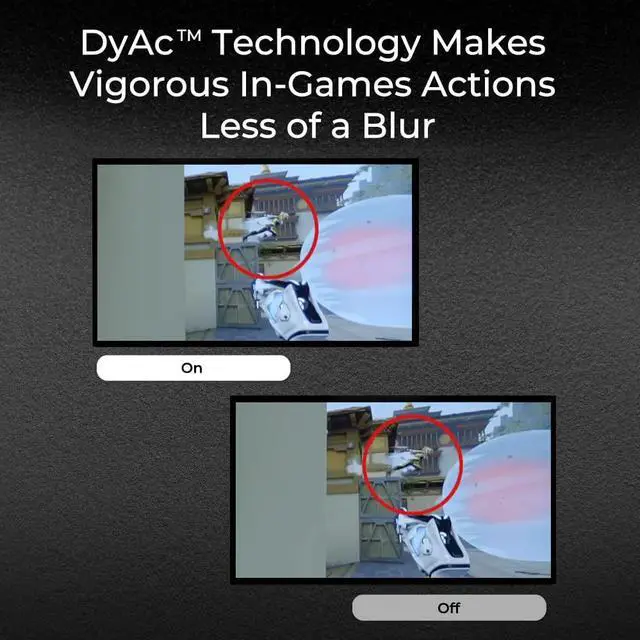 Alt view image 4 of 6 - 27" Gaming Monitor 240Hz | DyAc+ | Color Vibrance | Black eQualizer for Competitive Edge | Enhanced Height, Tilt and Base Adjustment | XL Setting to Share | S-Switch | Shield | VESA