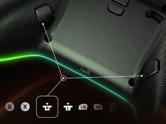 Alt view image 3 of 6 - PowerA Spectra Infinity Enhanced Wired Controller for Xbox Series X|S, Gamepad, Wired Video Game Controller, Gaming Controller, Xbox One, Officially Licensed - Xbox Series X