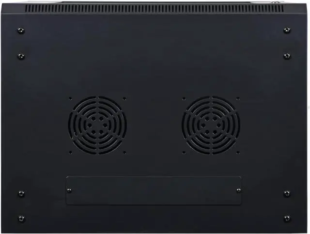 Alt view image 5 of 7 - AEONS 12U Professional Wall Mount Network Server Cabinet Enclosure 19-Inch Server Network Rack 16-Inches Deep Black