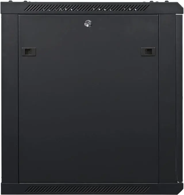 Alt view image 4 of 6 - AEONS 12U Professional Wall Mount IT Cabinet Enclosure 19-Inch Server Network Rack Black