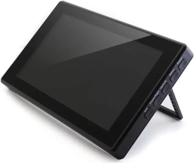 Alt view image 7 of 7 - Ingcool 7inch HDMI LCD with Case for Raspberry Pi Capacitive Touchscreen 1024×600 IPS Display Screen Monitor Compatible with Raspberry Pi 4B/3B+/3B/Zero/Jetson Nano Support Windows 10/8.1/8/7
