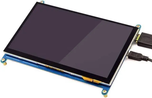 Alt view image 5 of 6 - ELECROW Raspberry Pi Screen Touchscreen 7 Inch Mini HDMI Monitor LCD Screen 1024x600 Compatible with Raspberry Pi 400 4 3B+ 3B Windows PC