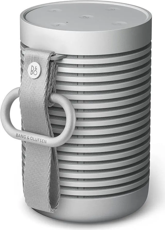 Alt view image 2 of 5 - Bang & Olufsen Beosound Explore - Wireless Outdoor Bluetooth speaker, IP 67 Dustproof and Waterproof, Grey Mist