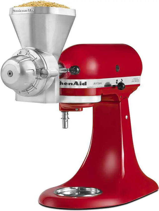 Alt view image 3 of 5 - KitchenAid KGM All Metal Grain Mill Attachment, Size: 1