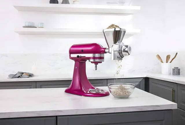 Alt view image 4 of 5 - KitchenAid KGM All Metal Grain Mill Attachment, Size: 1