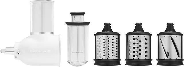 Alt view image 2 of 6 - KitchenAid Fresh Prep Slicer/Shredder Attachment, White