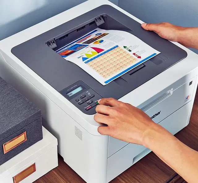 Alt view image 5 of 5 - Brother HL-L3210CW Compact Digital Color Printer Providing Laser Printer Quality Results with Wireless