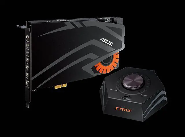 ASUSStrix RAID DLX 7.1 PCIe Gaming Sound Card with High
