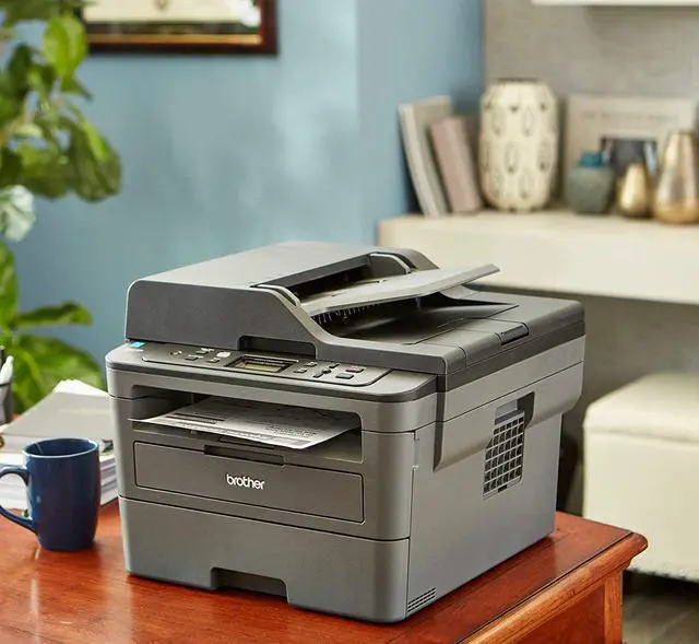 Alt view image 2 of 6 - Brother Monochrome Laser Printer, Compact Multifunction Printer and Copier, DCPL2550DW
