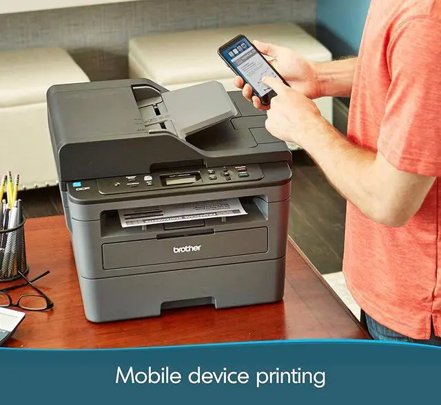 Alt view image 6 of 6 - Brother Monochrome Laser Printer, Compact Multifunction Printer and Copier, DCPL2550DW