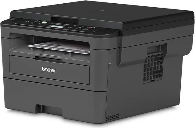 Alt view image 2 of 5 - Brother Compact Monochrome Laser Printer, HLL2390DW, Convenient Flatbed Copy & Scan, Wireless Printing, Duplex Two-Sided Printing