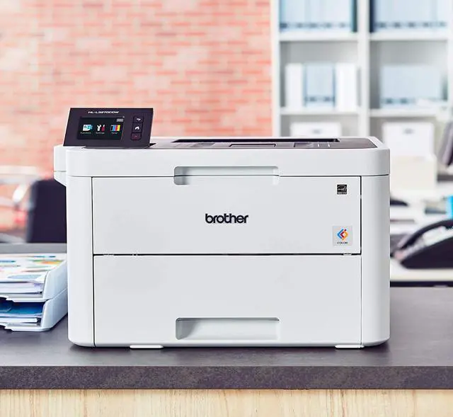 Alt view image 2 of 7 - Brother HL-L3270CDW Compact Wireless Digital Color Printer with NFC, Mobile Device and Duplex Printing - Ideal for Home and Small Office Use