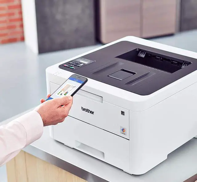 Alt view image 3 of 7 - Brother HL-L3230CDW Compact Digital Color Printer Providing Laser Printer Quality Results with Wireless Printing and Duplex Printing