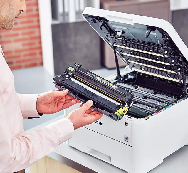 Alt view image 7 of 7 - Brother HL-L3230CDW Compact Digital Color Printer Providing Laser Printer Quality Results with Wireless Printing and Duplex Printing