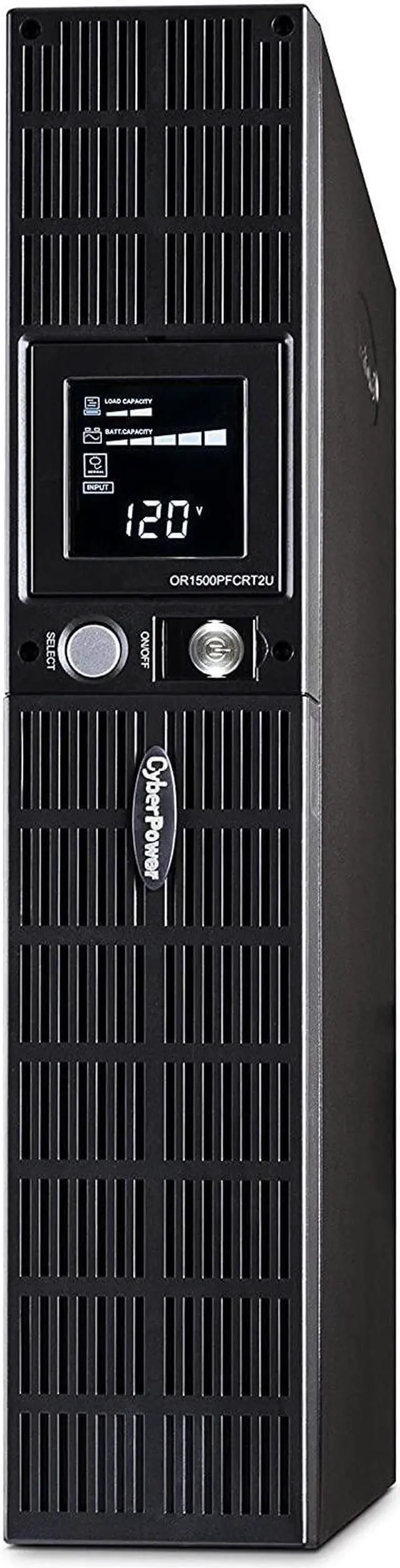 Alt view image 5 of 7 - CyberPower OR1500PFCRT2U PFC Sinewave UPS System, 1500VA/1050W, 8 Outlets, AVR, 2U Rack/Tower
