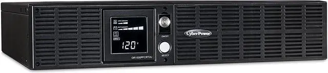 Main image of CyberPower OR1500PFCRT2U PFC Sinewave UPS System, 1500VA/1050W, 8 Outlets, AVR, 2U Rack/Tower