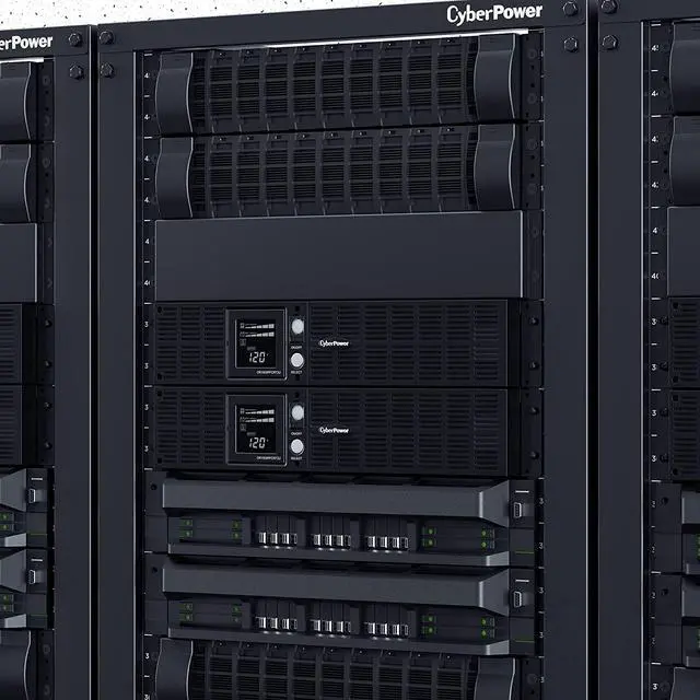 Alt view image 6 of 7 - CyberPower OR1500PFCRT2U PFC Sinewave UPS System, 1500VA/1050W, 8 Outlets, AVR, 2U Rack/Tower