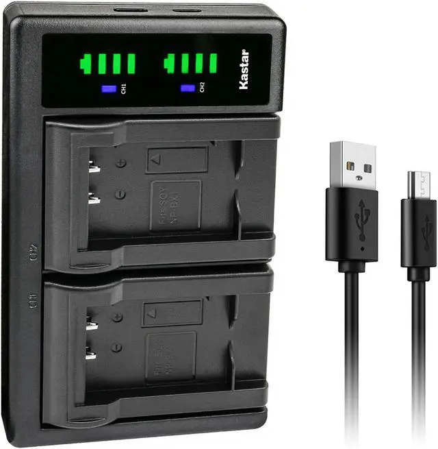 Alt view image 3 of 5 - Kastar Battery LTD2 Charger for Sony NP-BX1 X-Series & Sony Vlog Camera ZV-1 ZV1