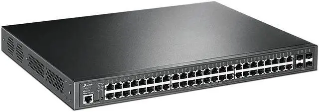 Alt view image 2 of 6 - 48 Port Gigabit L2+ Managed PoE Switch | 48 PoE+ Port @384W, 4 x SFP Slots | PoE Auto Recovery | Omada SDN Integrated | IPv6 | Static Routing | Limited Lifetime Protection