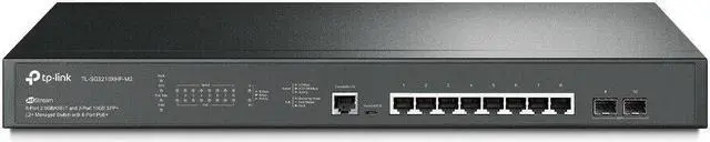 Main image of Jetstream 8 Port Multi-Gigabit L2+ Managed PoE Switch | 8 PoE+ Port @240W, 2 x 10G SFP+ Slots | 2.5G Bandwidth | Omada SDN Integrated | IPv6 | Limited Lifetime Protection