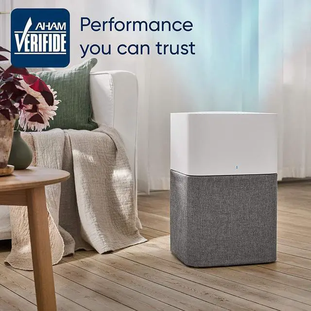 Alt view image 2 of 6 - Blueair Blue Pure 211+ Auto Large Area Air Purifier with Auto Mode for Allergies, Pollen, dust Smoke, pet Dander with HEPASilent Technology and Washable pre-Filter 550 Sq. ft.