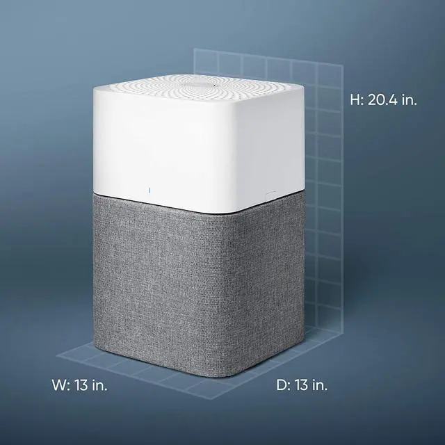 Alt view image 6 of 6 - Blueair Blue Pure 211+ Auto Large Area Air Purifier with Auto Mode for Allergies, Pollen, dust Smoke, pet Dander with HEPASilent Technology and Washable pre-Filter 550 Sq. ft.