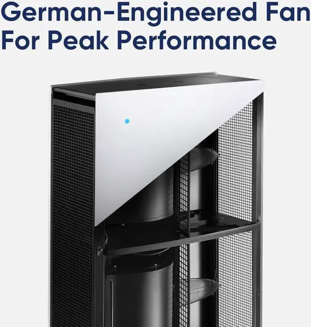 Alt view image 3 of 5 - Blueair Pro XL Air Purifier, Professional Allergy, Mold, Smoke and Dust Remover, High Performance for Office, Workspace, Homes, White