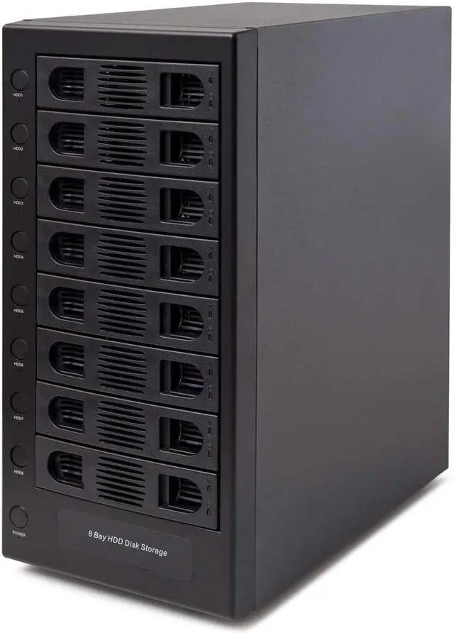 Main image of Syba 8 Bay Tool Less Tray Hot Swappabe 2.5" 3.5" SATA Non Raid External USB 3.0 Enclosure