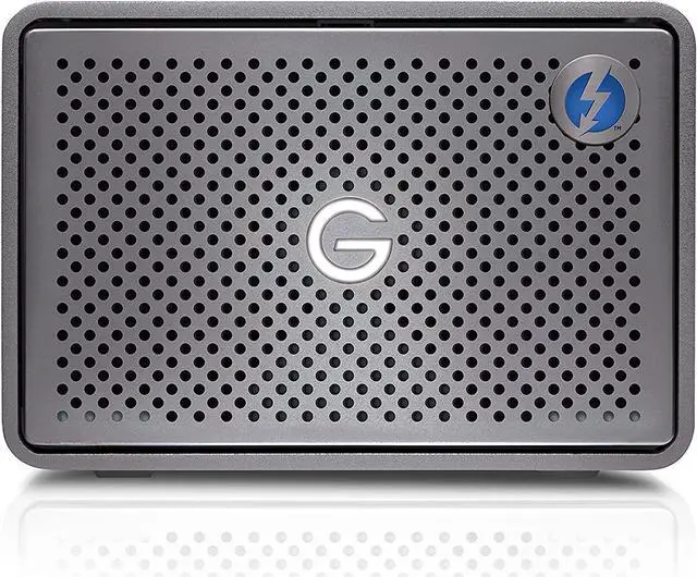 Alt view image 2 of 3 - Professional 8TB G-RAID 2 - Enterprise-Class 2-Bay Desktop Drive, 7200RPM Ultrastar Drive Inside, Thunderbolt 3, USB-C, HDMI Port, Hardware RAID
