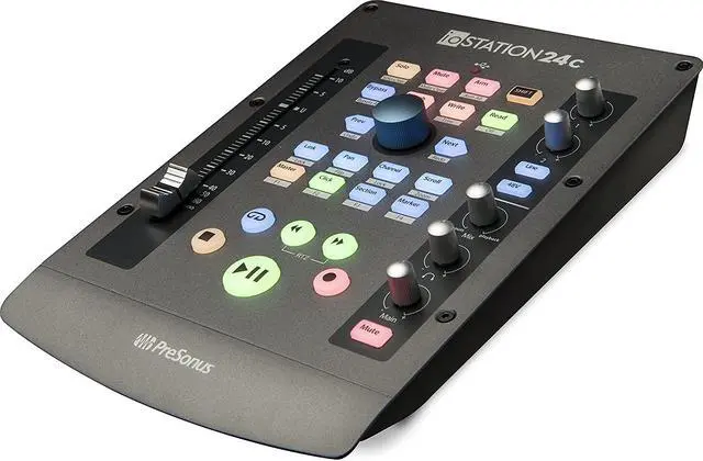 Alt view image 3 of 6 - PreSonus ioStation 24c 2x2, 192 kHz, USB Audio Interface and Production Controller with Studio One Artist and Ableton Live Lite DAW Recording Software 2mi/2outs +Fader