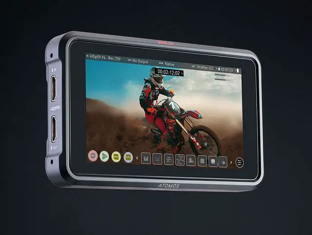 Alt view image 2 of 5 - Atomos Ninja V Atomos Ninja V 4Kp60 10bit HDR Daylight Viewable 1000nit Portable Monitor/Recorder