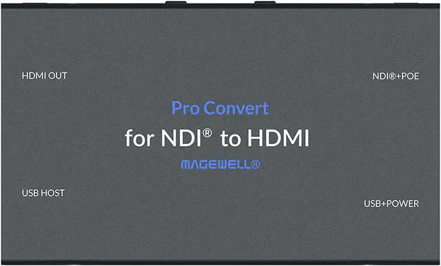 Alt view image 2 of 4 - Magewell Pro Convert for NDI Decoder to HDMI