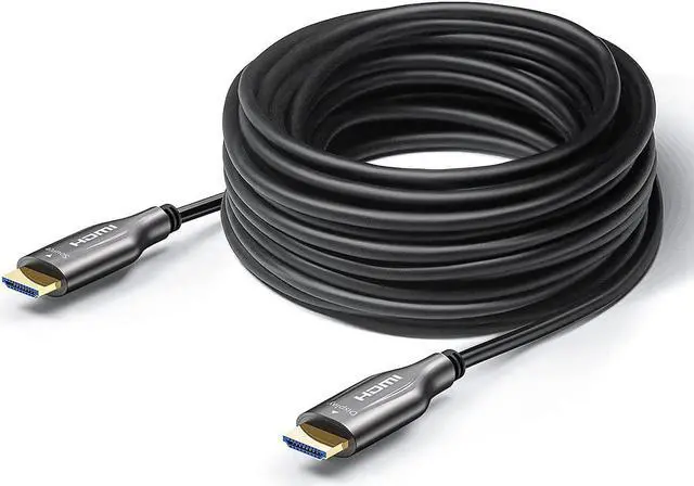 Main image of Fiber Optic HDMI Cable 50 Feet, HDMI 2.0, 18Gbps, Supports 4K@ 60Hz, 4:4:4/4:2:2/4:2:0, HDR10, Dolby Vision, HDCP2.2, ARC,3D,Slim and Flexible