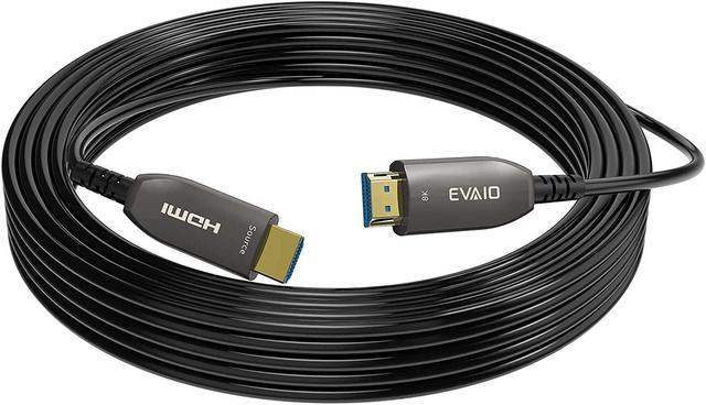 8K HDMI Cable 100 ft, Fiber Optic HDMI 2.1 Cable 48Gbps Support 8K@60Hz  4K@120Hz Ultra High Speed for Dynamic HDR/eARC/HDCP 2.3 for RTX3090 Xbox  PS5