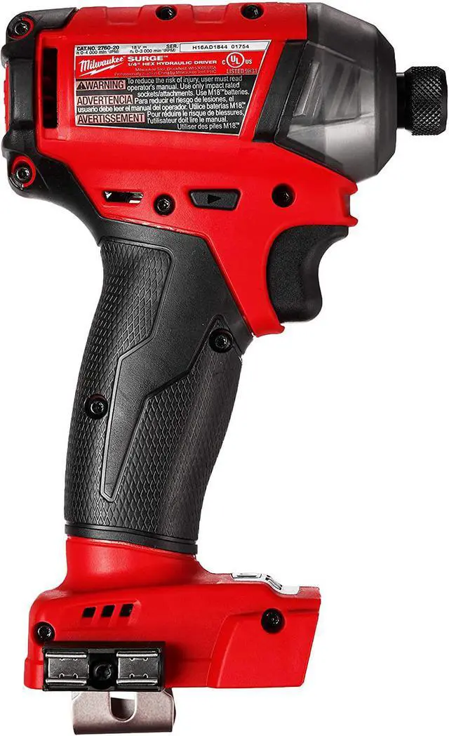 Alt view image 3 of 5 - Milwaukee ELEC TOOL 2760-20 M18 Fuel Hex Hydraulic Driver, 1/4"