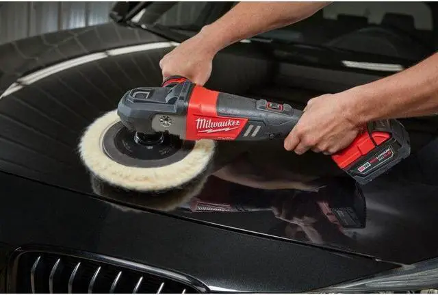 Alt view image 5 of 6 - Milwaukee 2738-20 M18 18-Volt FUEL Lithium-Ion Brushless Cordless 7 inch Variable Speed Polisher (Tool-Only)